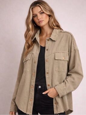 Oversized Utility Jacket - Women